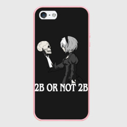 Чехол для iPhone 5/5S матовый 2B or not 2B