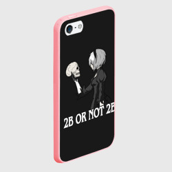 Чехол для iPhone 5/5S матовый 2B or not 2B - фото 2
