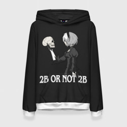 Женская толстовка 3D 2B or not 2B