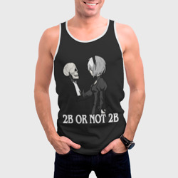 Мужская майка 3D 2B or not 2B - фото 2