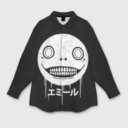 Женская рубашка oversize 3D Emil Nier: Automata