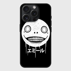Чехол силиконовый для Apple iPhone 15 Pro матовый Emil Nier: Automata
