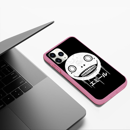 Чехол для iPhone 11 Pro Max матовый Emil Nier: Automata, цвет малиновый - фото 5