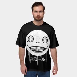 Мужская футболка oversize 3D Emil Nier: Automata - фото 2