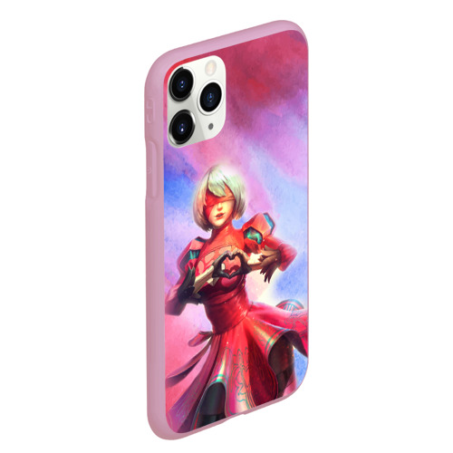 Чехол для iPhone 11 Pro Max матовый 2B Love Nier Automata, цвет розовый - фото 3