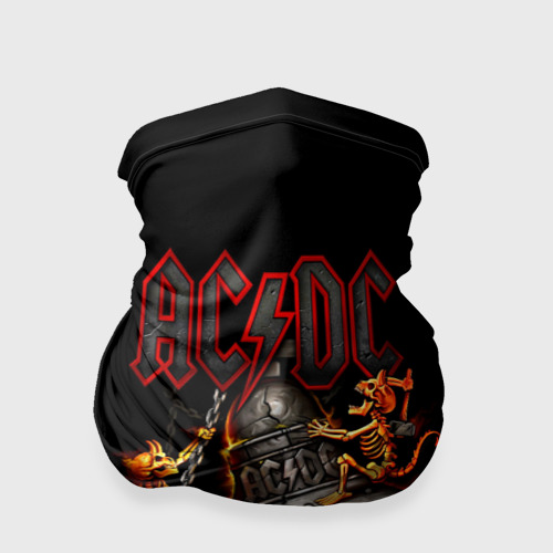 Бандана-труба 3D AC/DC Hell's Bells, цвет 3D печать