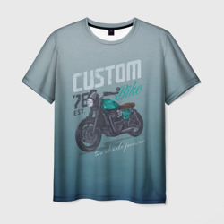 Мужская футболка 3D Custom bike