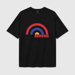 Мужская футболка Oversize хлопок texturе Армения Armenia