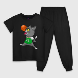 Детская пижама хлопок Basket jump-cat