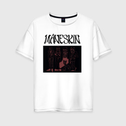 Женская футболка хлопок Oversize Maneskin