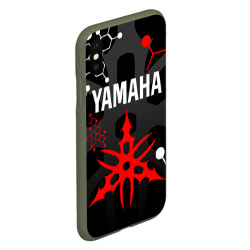 Чехол для iPhone XS Max матовый Yamaha Ямаха мотоспорт - фото 2