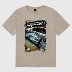Женская футболка хлопок Oversize Need for Speed Most Wanted