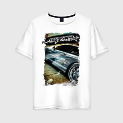 Женская футболка хлопок Oversize Need for Speed Most Wanted