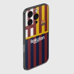 Чехол для iPhone 16 Pro силиконовый с защитой камеры Barcelona FC Барселона ФК Barca - фото 2