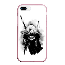 Чехол для iPhone 7Plus/8 Plus матовый 2B Nier Automata