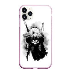 Чехол для iPhone 11 Pro Max матовый 2B Nier Automata