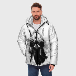 Мужская зимняя куртка 3D 2B Nier Automata - фото 2
