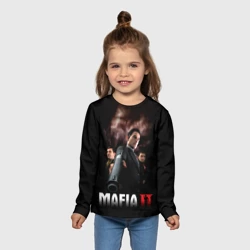 Детский лонгслив 3D Мафиозное братство - фото 2