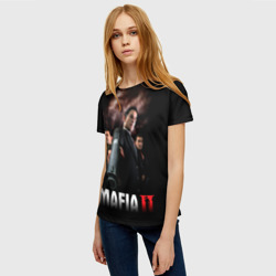Женская футболка 3D Мафиозное братство - фото 2