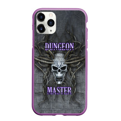 Чехол для iPhone 11 Pro Max матовый DM Dungeon Master skull