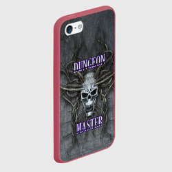 Чехол для iPhone 5/5S матовый DM Dungeon Master skull - фото 2