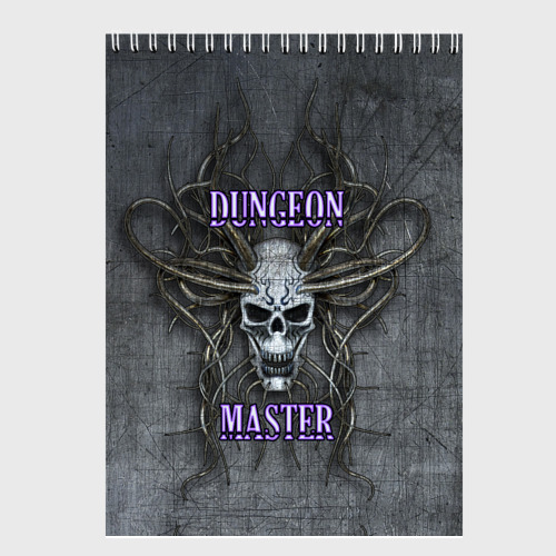 Скетчбук DM Dungeon Master skull, цвет белый - фото 2