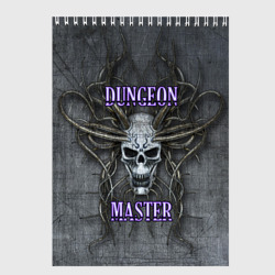 Скетчбук DM Dungeon Master skull