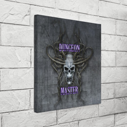 Холст квадратный DM Dungeon Master skull - фото 2