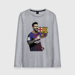 Мужской лонгслив хлопок Lionel Messi Barcelona Argentina