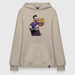 Худи SuperOversize хлопок Lionel Messi Barcelona Argentina