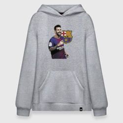 Худи SuperOversize хлопок Lionel Messi Barcelona Argentina