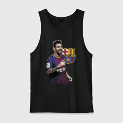 Мужская майка хлопок Lionel Messi Barcelona Argentina