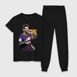 Женская пижама хлопок Lionel Messi Barcelona Argentina