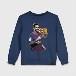 Детский свитшот хлопок Lionel Messi Barcelona Argentina