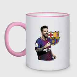 Кружка двухцветная Lionel Messi Barcelona Argentina