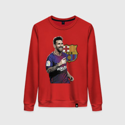 Женский свитшот хлопок Lionel Messi Barcelona Argentina