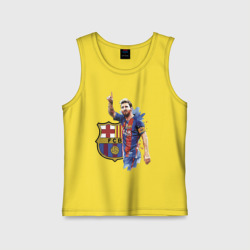 Детская майка хлопок Lionel Messi Barcelona Argentina!