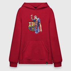 Худи SuperOversize хлопок Lionel Messi Barcelona Argentina!