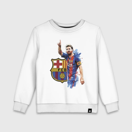 Детский свитшот хлопок Lionel Messi Barcelona Argentina!