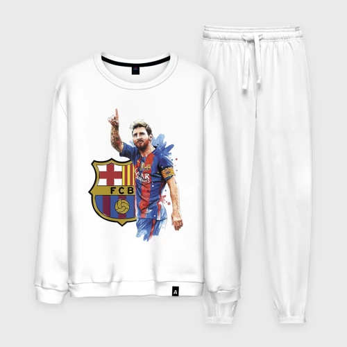 Мужской костюм хлопок Lionel Messi Barcelona Argentina!
