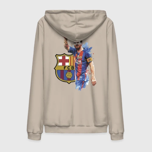 Мужская толстовка на молнии хлопок Lionel Messi Barcelona Argentina!