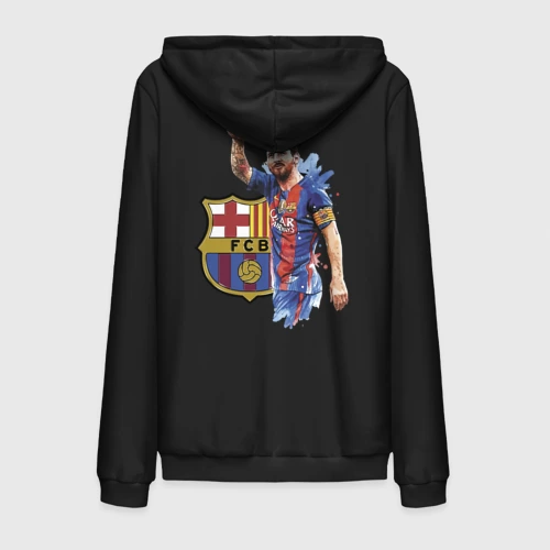 Мужская толстовка на молнии хлопок Lionel Messi Barcelona Argentina!