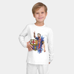 Детская пижама с лонгсливом хлопок Lionel Messi Barcelona Argentina! - фото 2