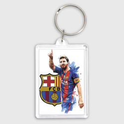 Брелок прямоугольный 35*50 Lionel Messi Barcelona Argentina!