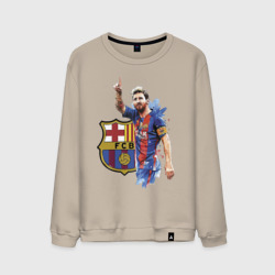 Мужской свитшот хлопок Lionel Messi Barcelona Argentina!