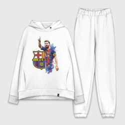 Женский костюм хлопок Oversize Lionel Messi Barcelona Argentina!