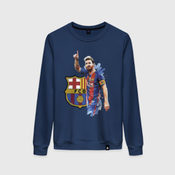 Женский свитшот хлопок Lionel Messi Barcelona Argentina!