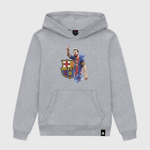 Мужская толстовка хлопок Lionel Messi Barcelona Argentina!
