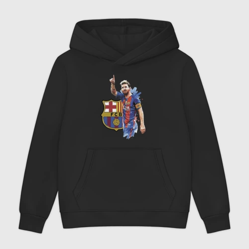 Мужская толстовка без начеса хлопок Lionel Messi Barcelona Argentina!