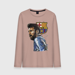 Мужской лонгслив хлопок Lionel Messi Barcelona Argentina Striker